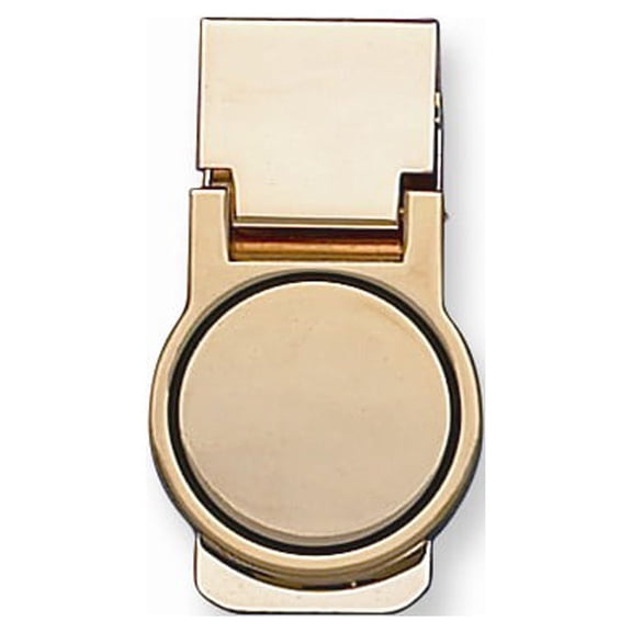 FB Jewels Gold-tone Metal Money Clip