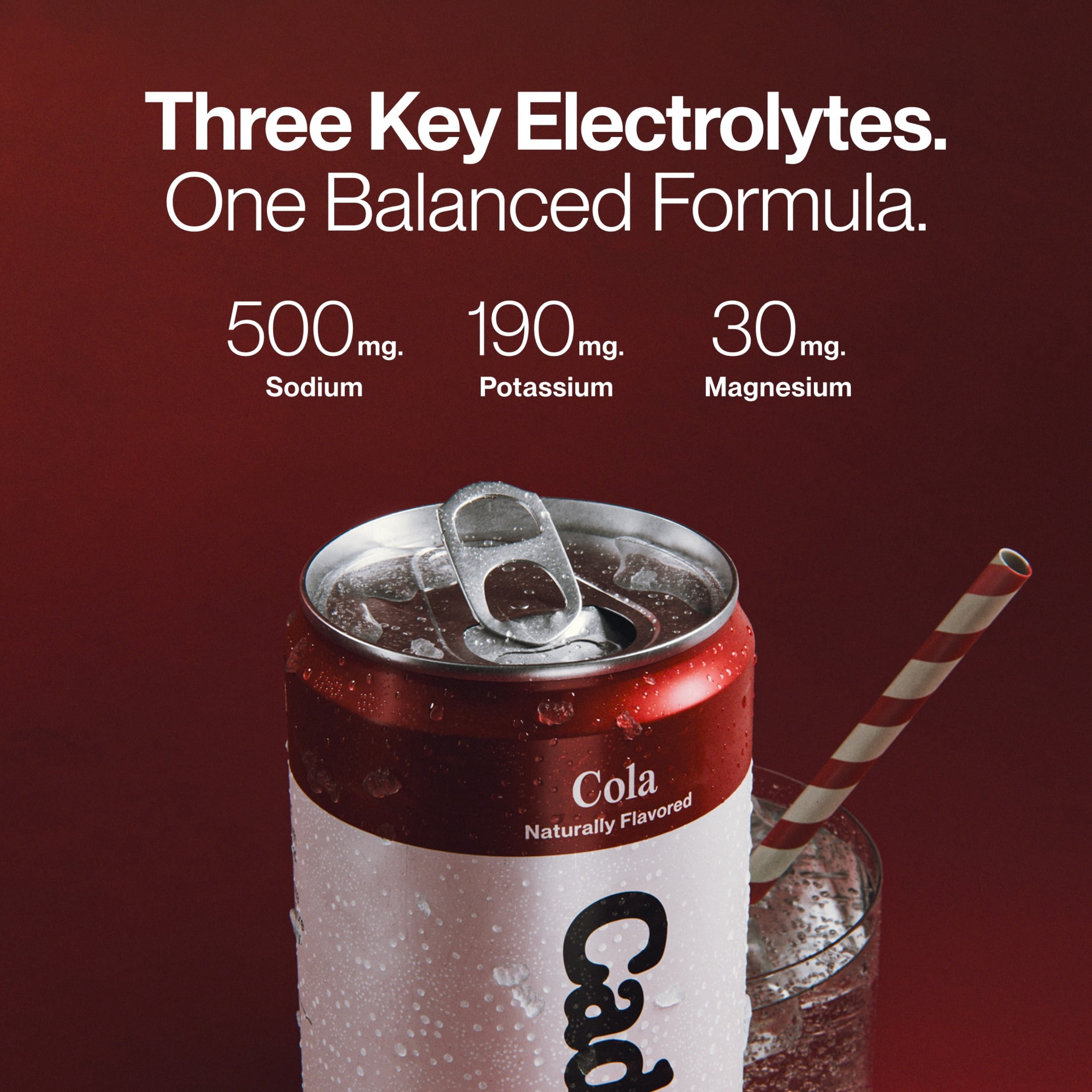 (12 pack) Cadence Daily Hydration - Cola Sparkling Electrolyte Drink - Carbonated & Zero Sugar with Sodium, Potassium & Magnesium — 12 fl oz