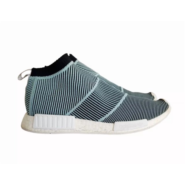 Ad-id-as NMD CS1 Parley Men's Size 14 Blue Striped Slip On Athletic Shoes Sneakers