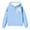 Light Blue, variant on Kids Hoodies Cute Horse Printed Trendy Casual Hooded Sweatshirt Long Sleeve Preppy Pullover Tops,Size 2-14 Years Black 150