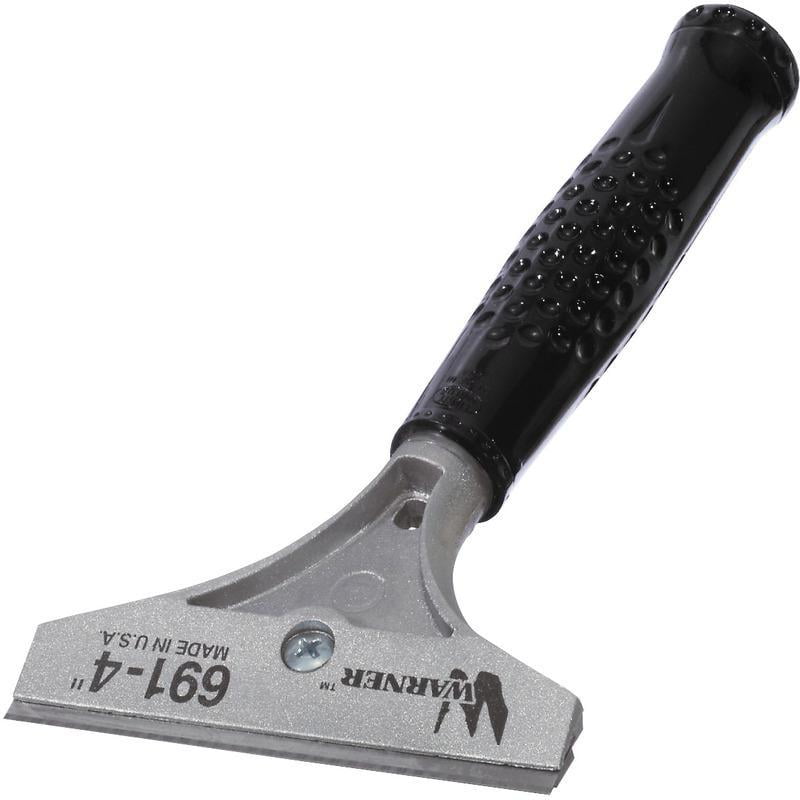 Warner Tools 691 Big Blade Scraper, 4Inch, 5Inch Steel Handle