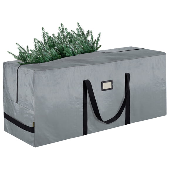 BALEINE 7.5 ft Christmas Tree Storage Bag, Heavy Duty Tree Storage Tote with Handles, Gray
