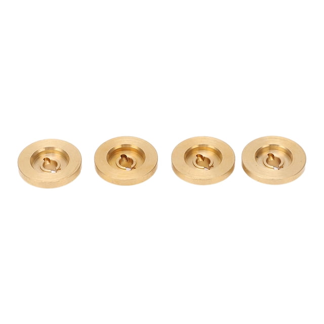 Combinador de Automóvil RC, Combinador de Cubo de Rueda RC de Oro de 0.24 Pulgadas de Grosor 0.71 Pulgadas de DiáMetro para FCX24 1/24 CASTADOR