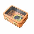 thumbnail image 1 of TIELUTT Tinplate Desktop Storage for Food and Holiday Candy Organization Bread Container Stainless Steel Canister Small Containers with Lids for Organizing Kitchen Items Small Disposable Containers w, 1 of 4
