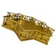 thumbnail image 1 of Fruit Tray Candy Snack Tray Golden Vintage Decorators Holiday Decorations 34X34X5CM Nuts 1Pcs, 1 of 4