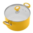 thumbnail image 5 of SilverStone Ceramic CXi 12 Piece Cookware Set in Mango Yellow, 5 of 11
