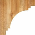 thumbnail image 3 of 4"W x 12"D x 12"H Pescadero Rough Sawn Corbel, Western Red Cedar, 3 of 9