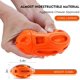 thumbnail image 5 of Juguetes duraderos para perros con chirridos para masticadores agresivos, pelota para razas medianas y grandes, juguetes de goma natural para mascotas, color rojo oso de fresa  Juguete, 5 of 6
