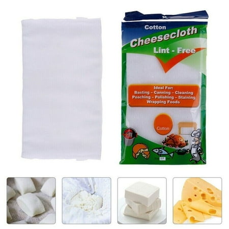 

Grade 20 Cheesecloth Unbleached Cotton Fabric Reusable Cheesecloth 2 Yards