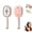 Cream, variant on 3-in-1 Electric Air Cushion Mist Massage Brush, Retractable Styling Tool to Relieve Tangles, Ideal for Dry & Frizzy Strands (Pink)