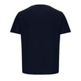 thumbnail image 4 of Mens Button V Neck T-Shirts with Pocket Short Sleeve Tshirts Shirts Boys Casual Solid Color Pullover Breathable Basic Going-Out Tees Tops, 4 of 5