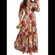 thumbnail image 1 of Vestido con Cuello en V, Estampado, Elegante y Moderno, de Como Se Muestra XXL, 1 of 7