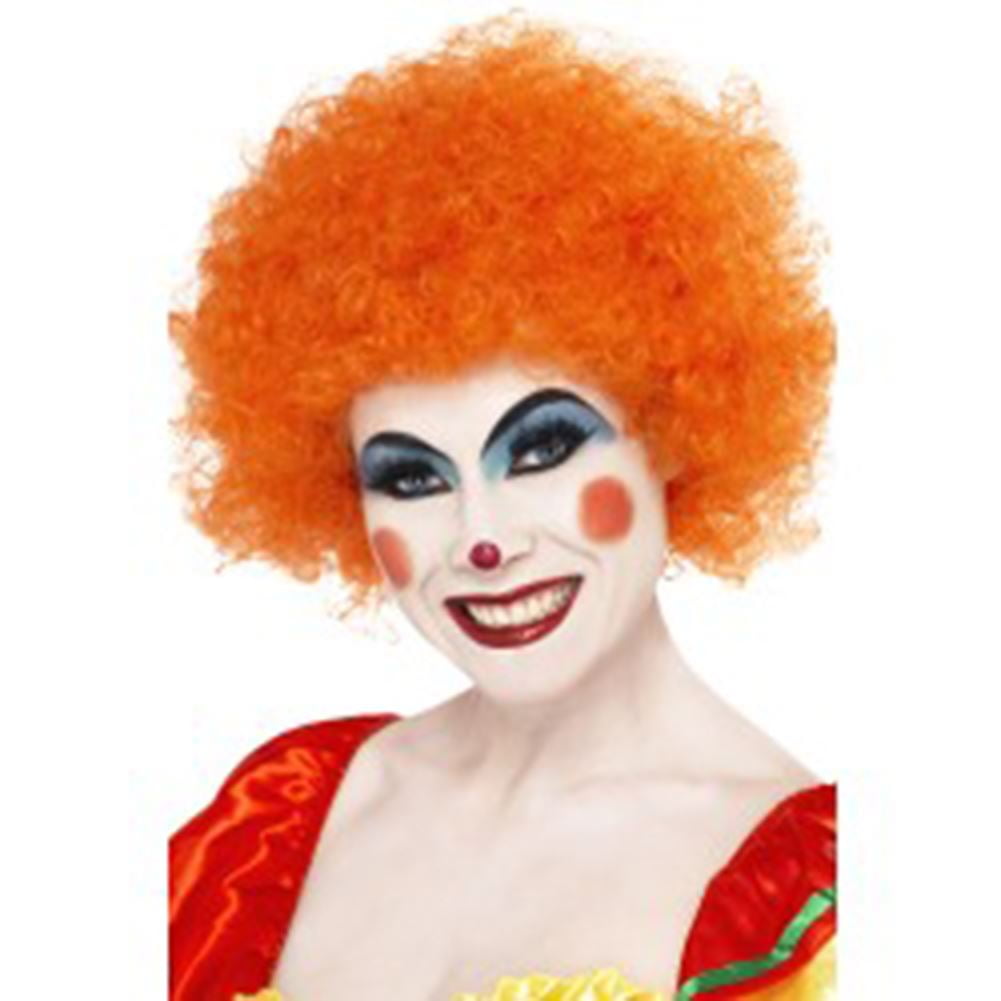 Curly Orange Clown Wig - Walmart.com