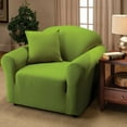 thumbnail image 5 of Jersey Chair Slipcover Blue Floral, 5 of 7