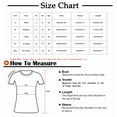 thumbnail image 3 of Aloohaidyvio T-Shirts ,Womens Fashion Casual Solid V-Neck Short Sleeve Loose T-Shirt Pullover Tops, 3 of 6