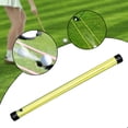 thumbnail image 4 of Almencla 2Pcs Golf Alignment Sticks Auxiliary Exerciser Golf Practice Rods for Aiming yellow, 4 of 6