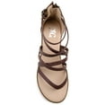 thumbnail image 5 of Journee Womens Zailie Gladiator Flat Sandals, Widths Available, 5 of 10