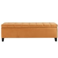 thumbnail image 4 of Wood Frame & 250 lbs Load / Practical Ottoman for Seating and Storage, 4 of 7