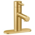thumbnail image 6 of Moen 6190Bg Brushed Gold One-Handle Bathroom Faucet, 6 of 7