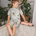 thumbnail image 4 of Fotbe German Shepherd Dog Pijama Estampada de 2 Piezas para Niños – Ropa de Dormir de Manga Corta Cómoda para Niños y Niñas, Camiseta y Shorts de Algodón-3X-Large, 4 of 6