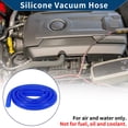 thumbnail image 2 of Unique Bargains Silicone Vacuum Tubing Hose Automotive Vacuum Line High Temperature 5.5Ft 9/16" 14mm ID 2.5mm Thickness 1 Pcs Blue 130PSI Max Pressure, 2 of 6