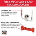 TowSmart 7277 Pro Class High Visibility Chrome Coupler Lock
