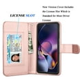 thumbnail image 3 of Tiflook Wallet Case for Motorola Moto G Stylus 5G (2024 Only), PU Leather ID Cash Credit Card Slots Holder Carrying Pouch Folio Flip Cover [Detachable Magnetic Hard Cases] Lanyard - Pink, 3 of 6