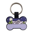 thumbnail image 2 of Placas de identificación personalizadas para mascotas: placas de identificación silenciosas de silicona ligera con grabado permanente para collar., 2 of 6