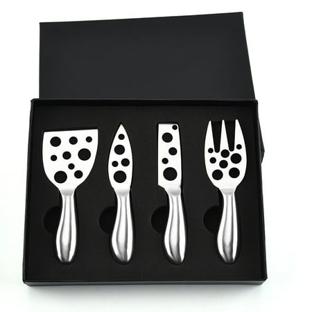 

Stainless Steel Cheese Knife Set 4/6Pcs Gift Box Butter Greater Slicer Kitchen Gadgets Cheese Cutlery Pizza Cutter Cheese Tools