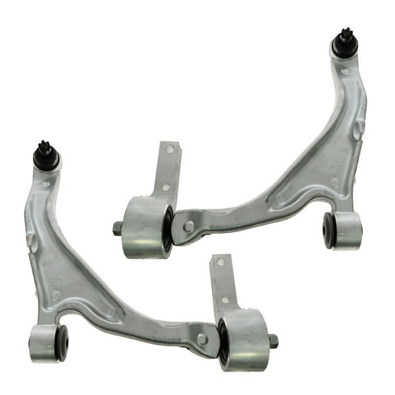TRQ Front Lower Control Arm with Ball Joint Pair Set for Acura MDX ZDX PSA62306