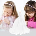 thumbnail image 2 of SHISUYAN 1 Ensemble Robe de Mariée pour Poupée Décorative Petite Robe de Mariée et Voile Accessoire Photo pour Poupée de 30cm, 2 of 9