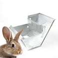 thumbnail image 6 of Stainless Steel Rabbit Feeder Durable Pet Feeding Trough for Breeding Farm Heavy Duty Metal Dish Bowl, 6 of 7
