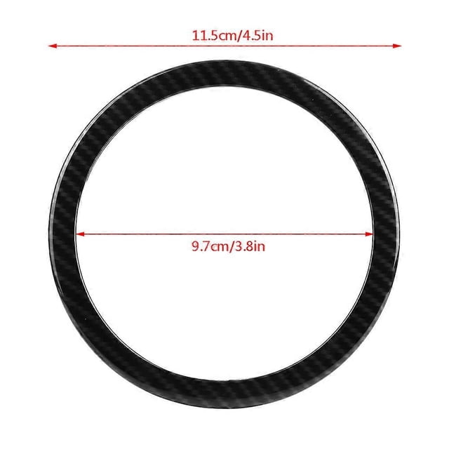 Carbon Fiber Style Console Air Conditioning Vent Cover Trim for BMW 3 Series F30 13-18