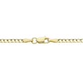 thumbnail image 5 of A&M 14k Yellow Gold 2mm Cuban Chain Necklace, 16”–24”, Adult Unisex Jewelry, 5 of 5