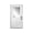 White + Fiberglass + Fiberglass, variant on Dnrnaw 36 x 80 Fiberglass Entry Door with Frame, 9 Lite Low-E Glass, White Oak Grain Front Door, Left Hand Inswing