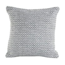 HomeRoots 554594 Transitional Gray Chevron Cotton Throw Pillow - Set of 2