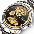 thumbnail image 1 of Reloj mecánico automático en nombre del reloj de hombre hueco de doble cara reloj mecánico impermeable, 1 of 5