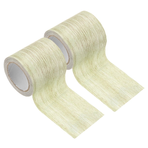 Cinta de Grano de Madera Uxcell, Cinta de Reparación de Textura de Madera Autoadhesiva para Muebles Roble Gris 2.2" x 15 pies