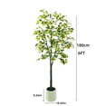 thumbnail image 5 of Yeshouse Gran limonero artificial de 180 cm (6 pies), planta de cítricos artificial realista en maceta para decoración del hogar, oficina, balcón o eventos, 5 of 5