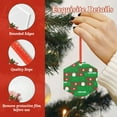 thumbnail image 4 of Cauagu Cute Santa Pattern Acrylic Christmas Pendant,1-Pack Christmas Ornaments Xmas Tree Decor Christmas Décor with Ribbon Cute Tree Hanging for Party Favors-Hexagon, 4 of 7