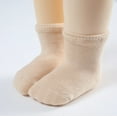 thumbnail image 2 of Baby Socks - Kids Winter Warm Long Socks Toddlers Boys Girls Children Socks Socks Floor Socks, Socks for Children,Color: Khaki Size: 12-36 Months, 2 of 6