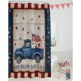 thumbnail image 3 of Independence Day Vintage Truck Shower Curtain, Rustic Wooden Texture Shower Curtain Set with Hooks, Summer Waterproof Fabric Shower Curtains for Bathroom Decor, 72x72 Inch Bath Curtain, 3 of 6