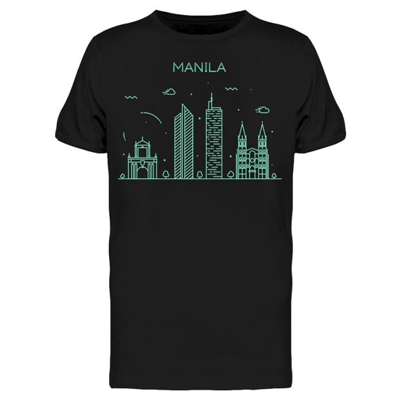 Manila Skyline Tee Men's -Image by Shutterstock