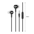 thumbnail image 6 of Pebbuoy Wired Earphone with Microphone Comfortable Wired Headset Surround Bass Sound In-ear Headphone for Music Call, 6 of 7