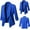 Blue, variant on under $15 Turilly Lady Coats Oversize Jackets Womens Fashion Casual Solid Open Cardigan Long Sleeve Jacket Coat