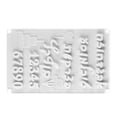 thumbnail image 2 of DIY Digital Symbol Cake Mold Silicone Baking Cake Mold Hebrew Letters Silicone, 2 of 9