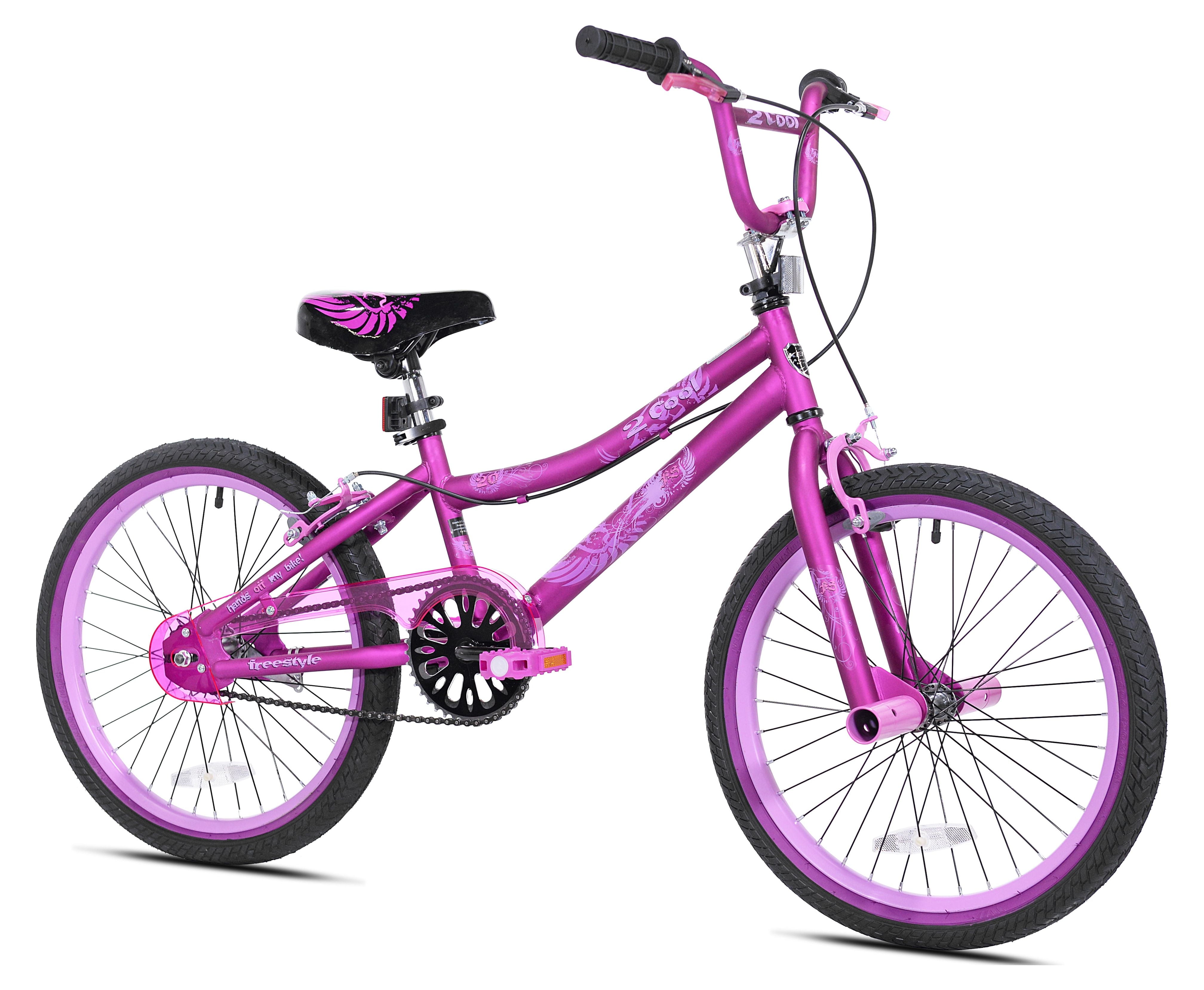 Kent 18 inch Sparkles Kids Bicycle for Girls, Black and Pink