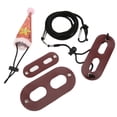 thumbnail image 2 of Lizard Leash Harness Set, Lightweight Durable Soft Bearded Dragons Harness With Hat For Other Small Pet Animals For Amphibians Gold,Pink, 2 of 8
