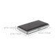 thumbnail image 2 of unbranded Estuche Para Almacenamiento De Cigarrillos En Aluminio Negro Con Compacto Y Seguro, 2 of 8