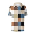 thumbnail image 5 of Women's Printed Button Down Shirts Short Sleeve Lapel Collar Top 2026 Summer Tops for Women Casual Loose Fit Clothing Pocket Tees Outfits Blouse, 5 of 6